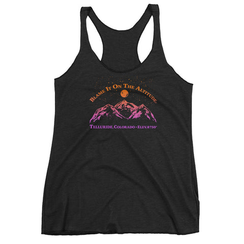 TELLURIDE, CO 8750' Ladies' Stylish BIOTA Racerback T