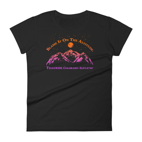TELLURIDE, CO 8750' Ladies' BIOTA T Shirt
