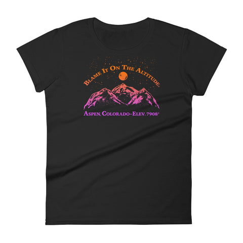 ASPEN, CO 7908' Ladies' BIOTA T Shirt