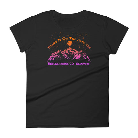 BRECKENRIDGE, CO 9600' Ladies' BIOTA T Shirt