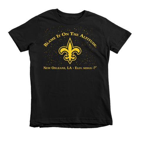 Young Person BIOTA T-Shirt New Orleans, LA Elev. -7' "Blame It On The Altitude"(LOW)