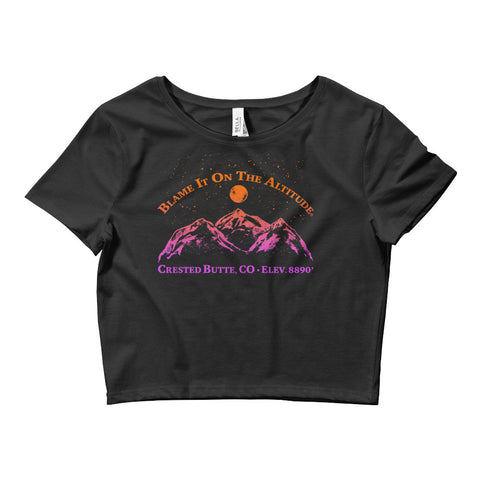 CRESTED BUTTE, CO 8909' Stylish BIOTA Crop T