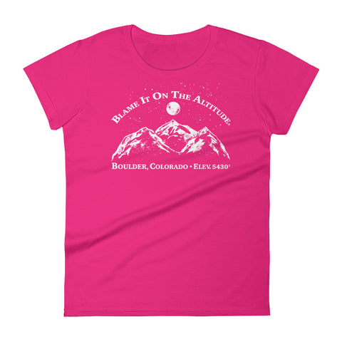 BOULDER, CO 5430' Ladies' BIOTA T Shirt